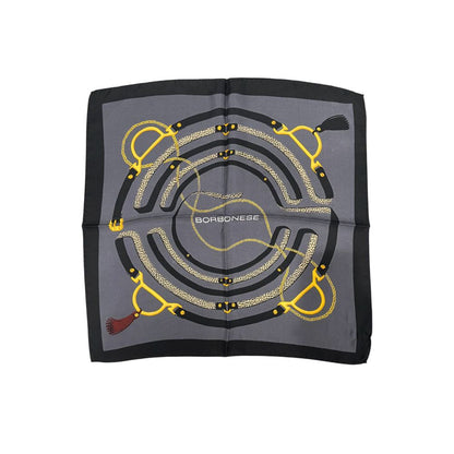 Black Silk Women Scarf