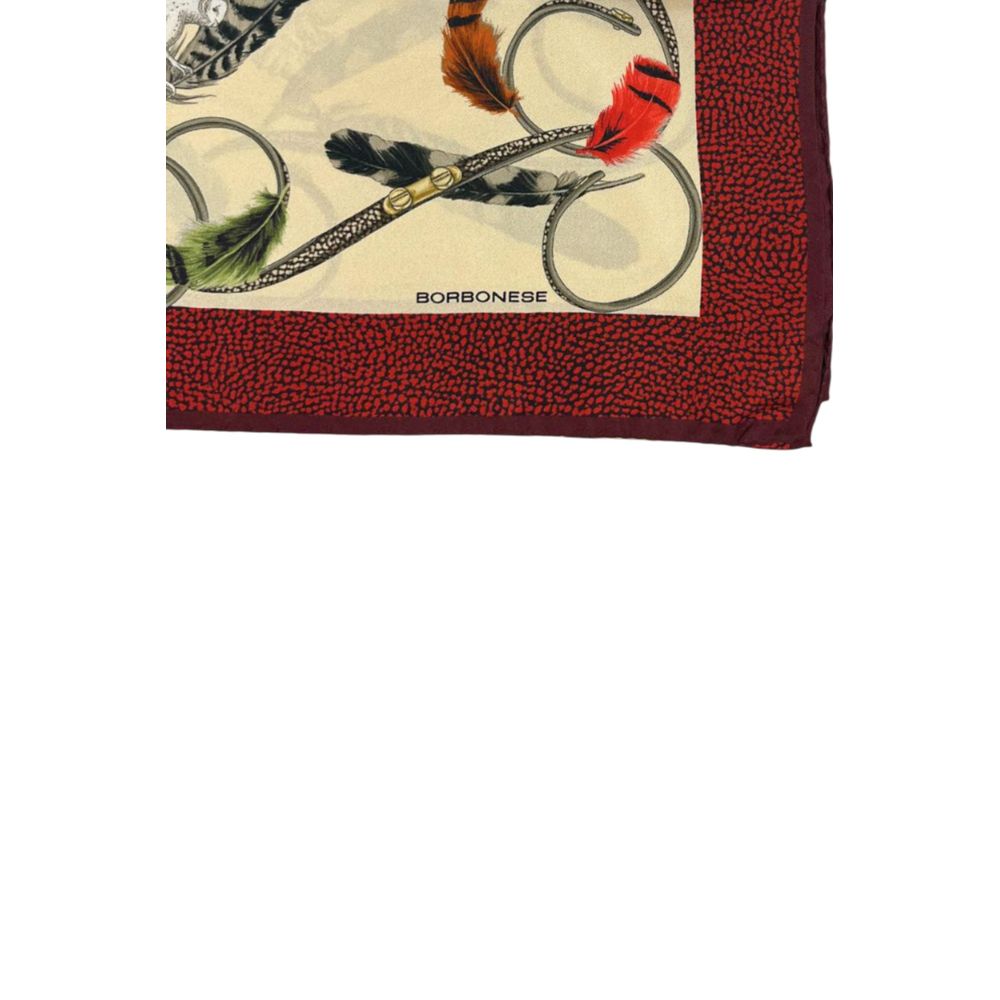 Beige Silk Women Scarf