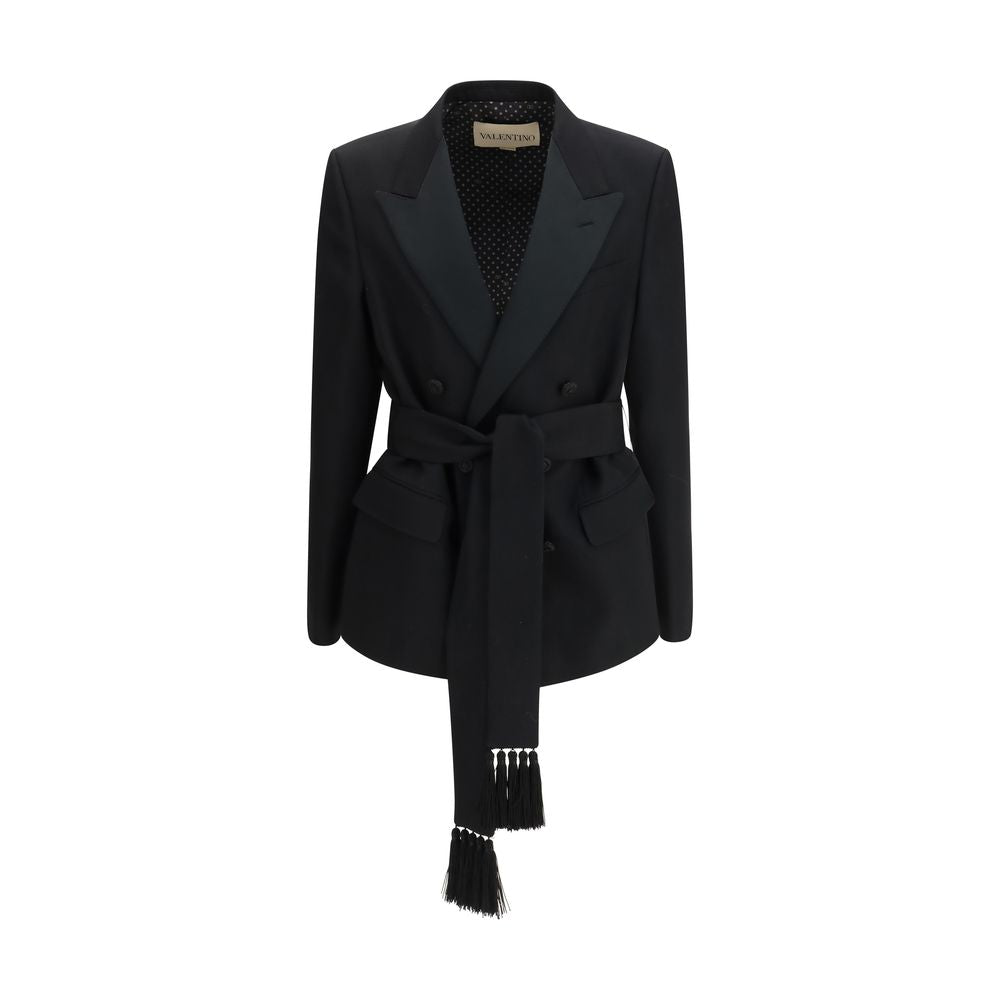 Black Wool Oves Aries Blazer