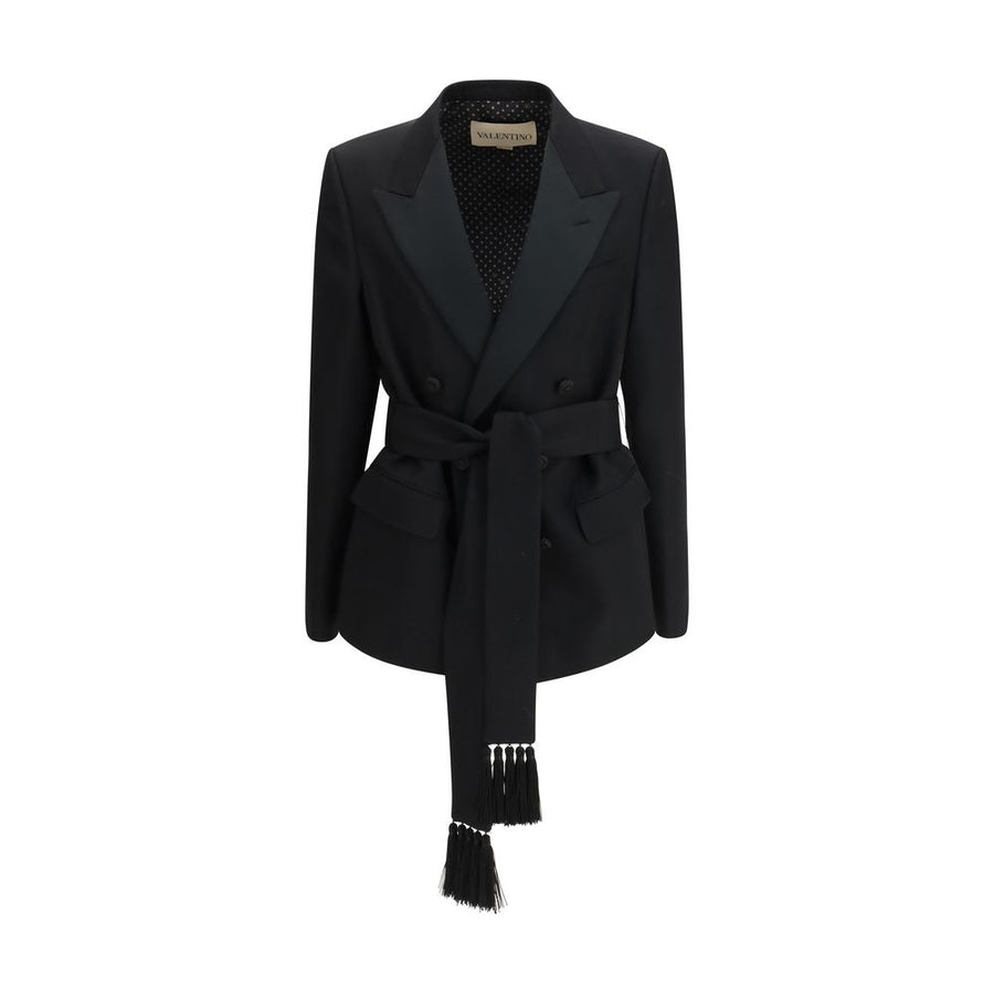 Black Wool Oves Aries Blazer