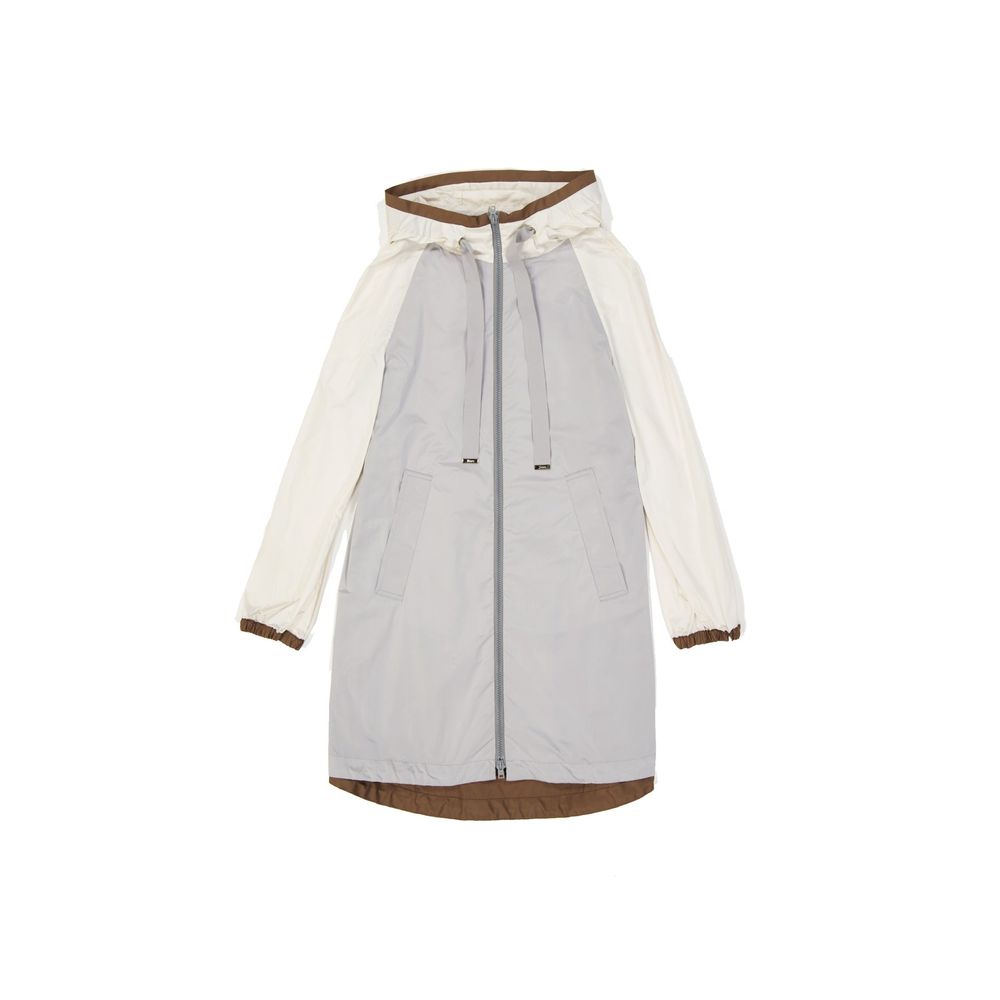 Brown Polyester Coat