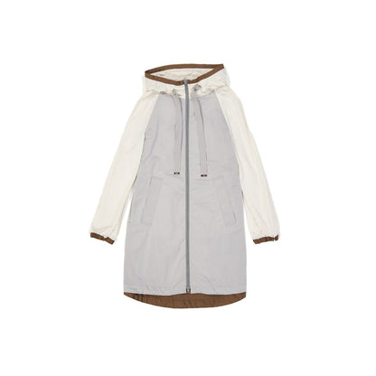 Brown Polyester Coat
