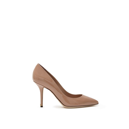 Pink Leather Slippers