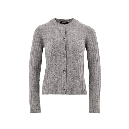 Gray Wool Cardigan