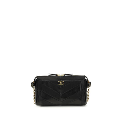Black Calf Leather Bos Taurus Shoulder Bag