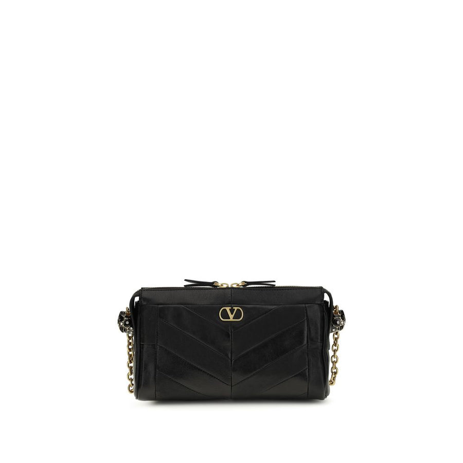 Black Calf Leather Bos Taurus Shoulder Bag