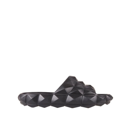 Black Rubber Slippers