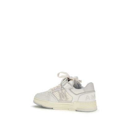 White Calf Leather Bos Taurus Athletic Sneakers