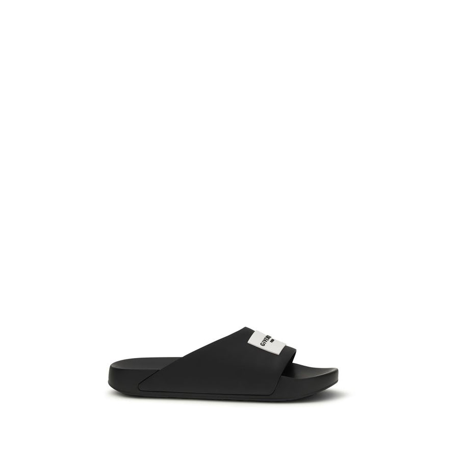 Black Rubber Sandals