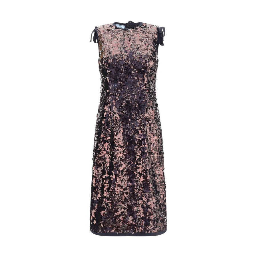Multicolor Polyester Cocktail Dress