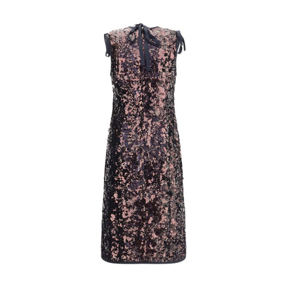 Multicolor Polyester Cocktail Dress