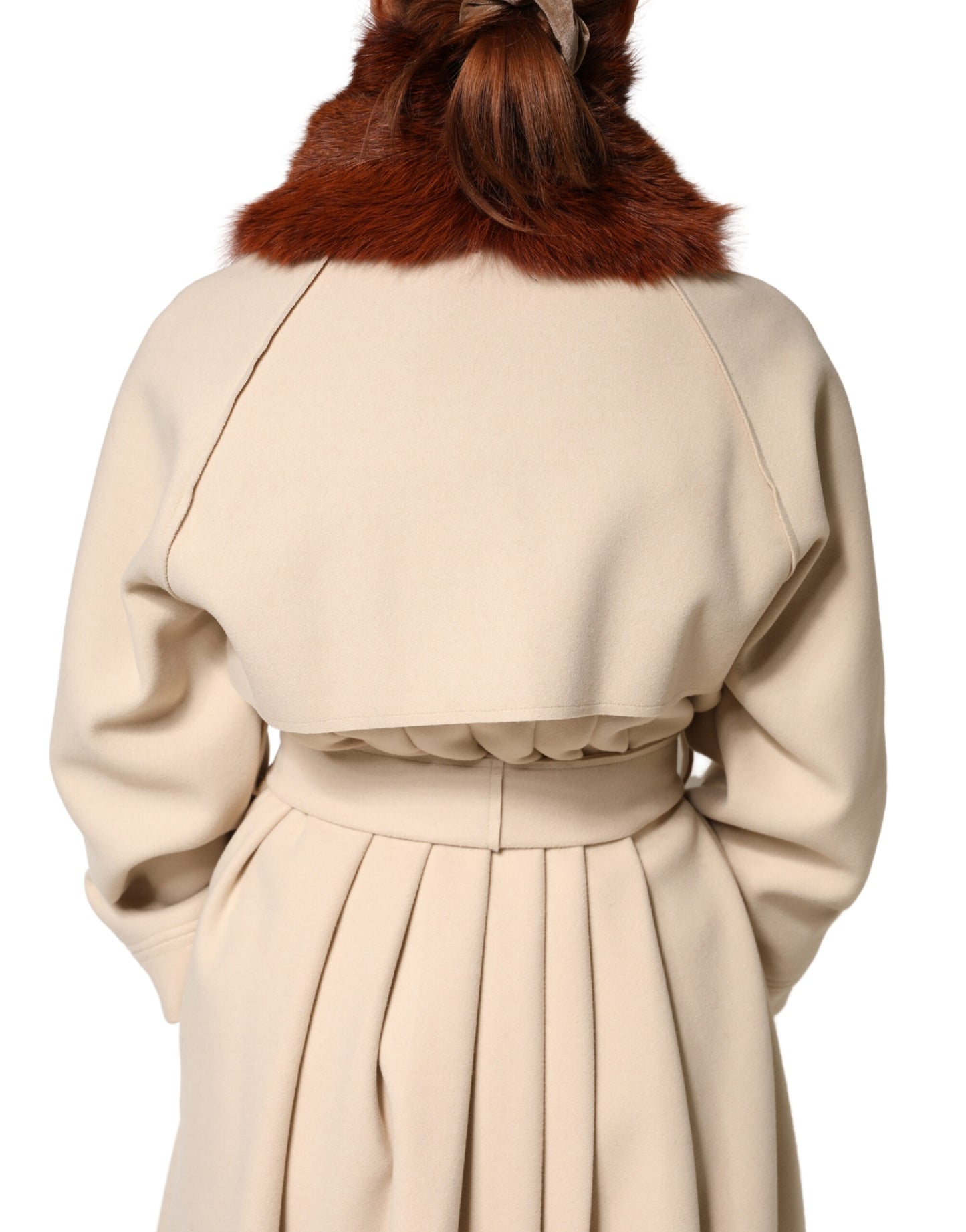 Brown Mink Fur Collar Women Neck Wrap 60cm x 14cm  Scarf