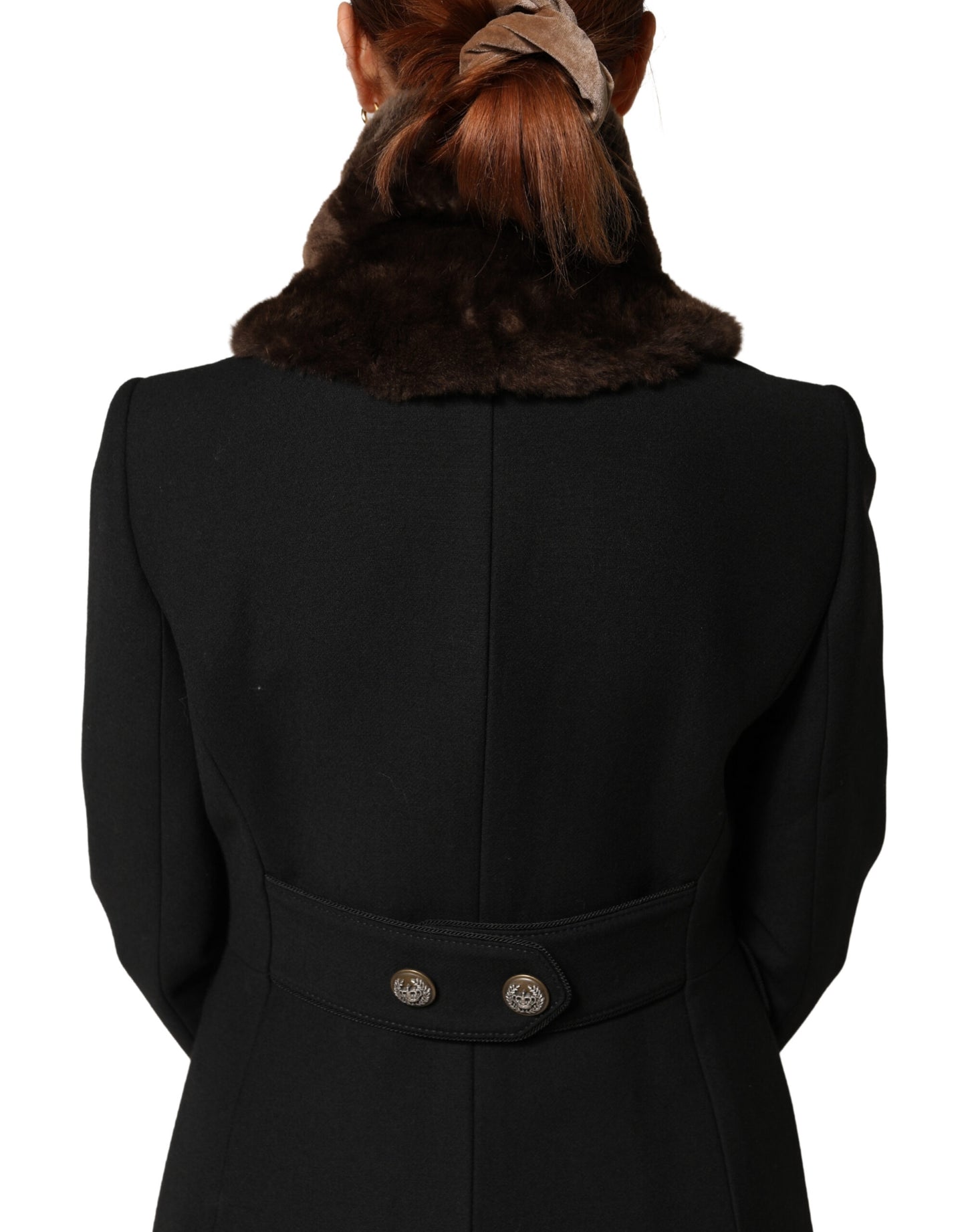 Brown Fur Shoulder Collar Neck Wrap 60cm x 14cm Scarf