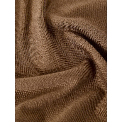 Brown Silk Sweatshirt