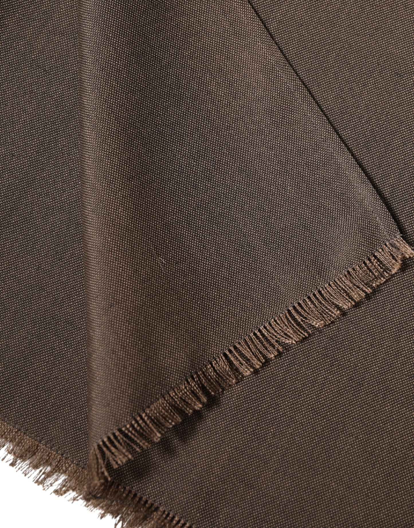 Brown Polyester Neck Warmer Shawl 185cm x 165cm  Men Scarf