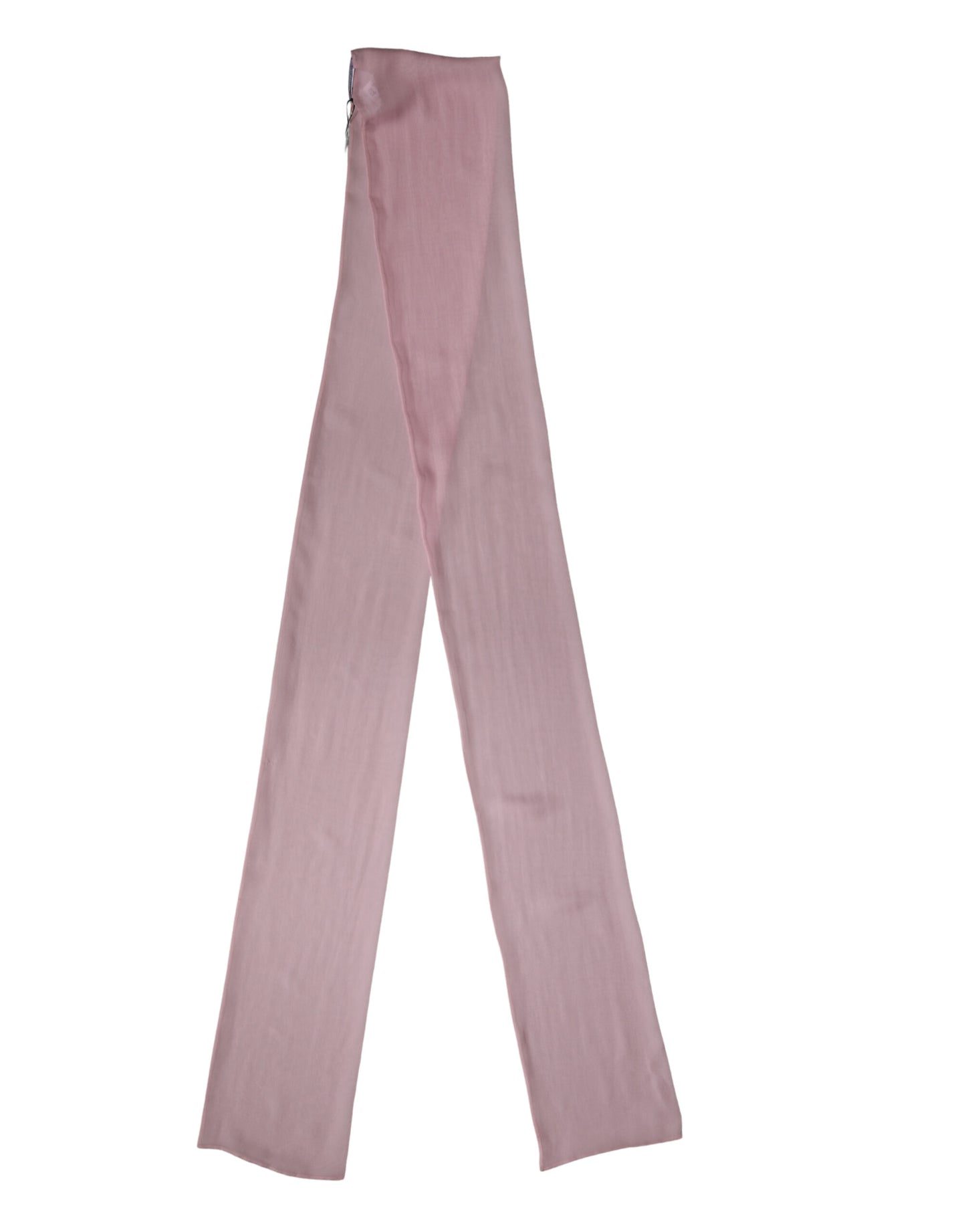 Pink Silk Sash Wrap Shawl Foulard 291cm x 19cm Scarf
