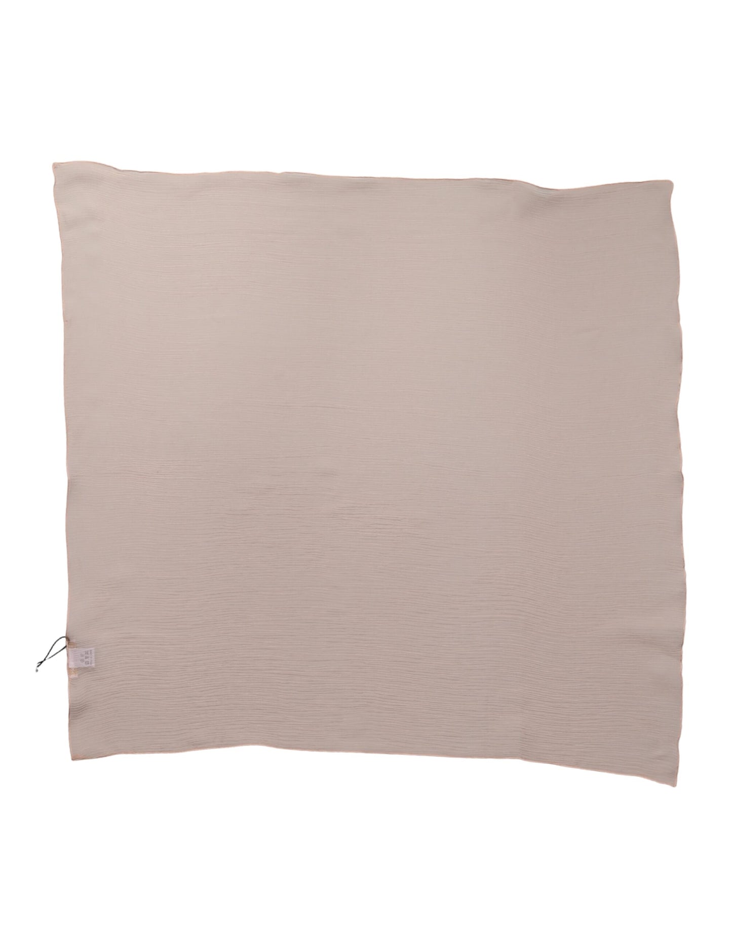 Peach Silk Square Foulard Neck Wrap 64.5cm x 62.5cm Scarf