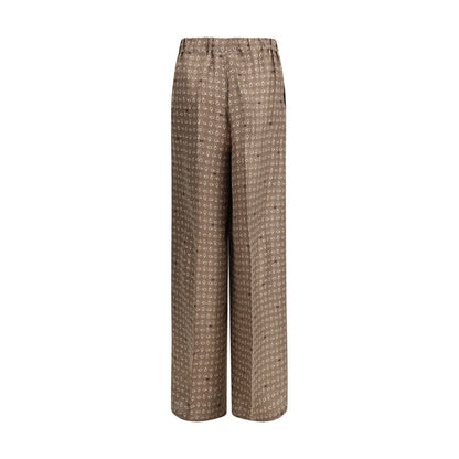 Multicolor Silk Pants