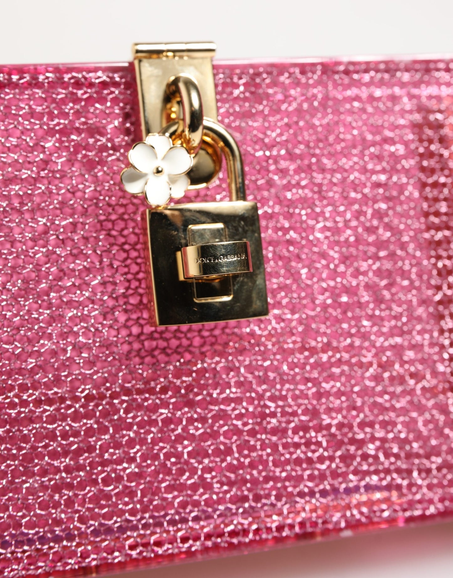 Pink DOLCE BOX Clutch Crossbody Women Evening Borse Bag