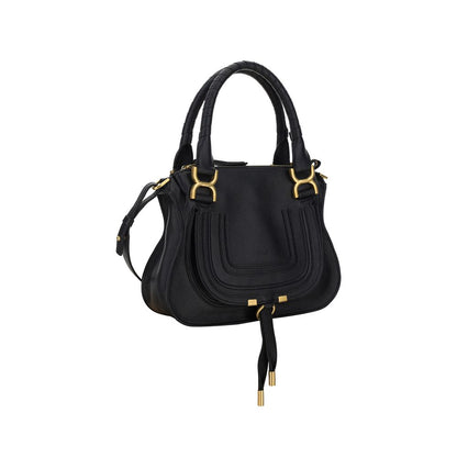 Black Calf Leather Bos Taurus Handbag
