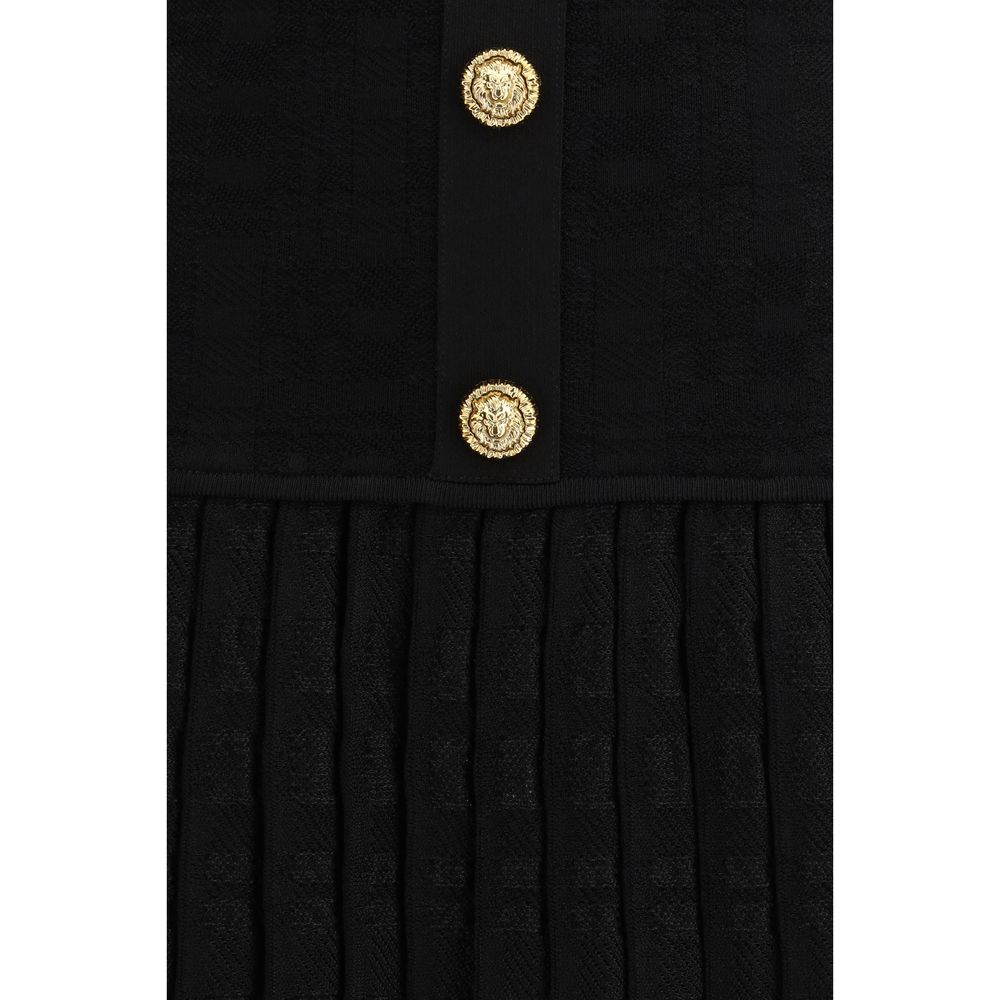 Black Viscose Cocktail Dress