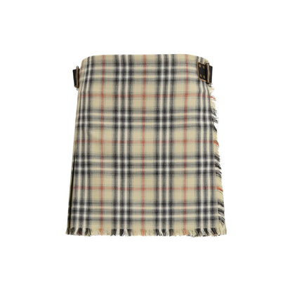 Multicolor Wool Oves Aries Mini Skirt