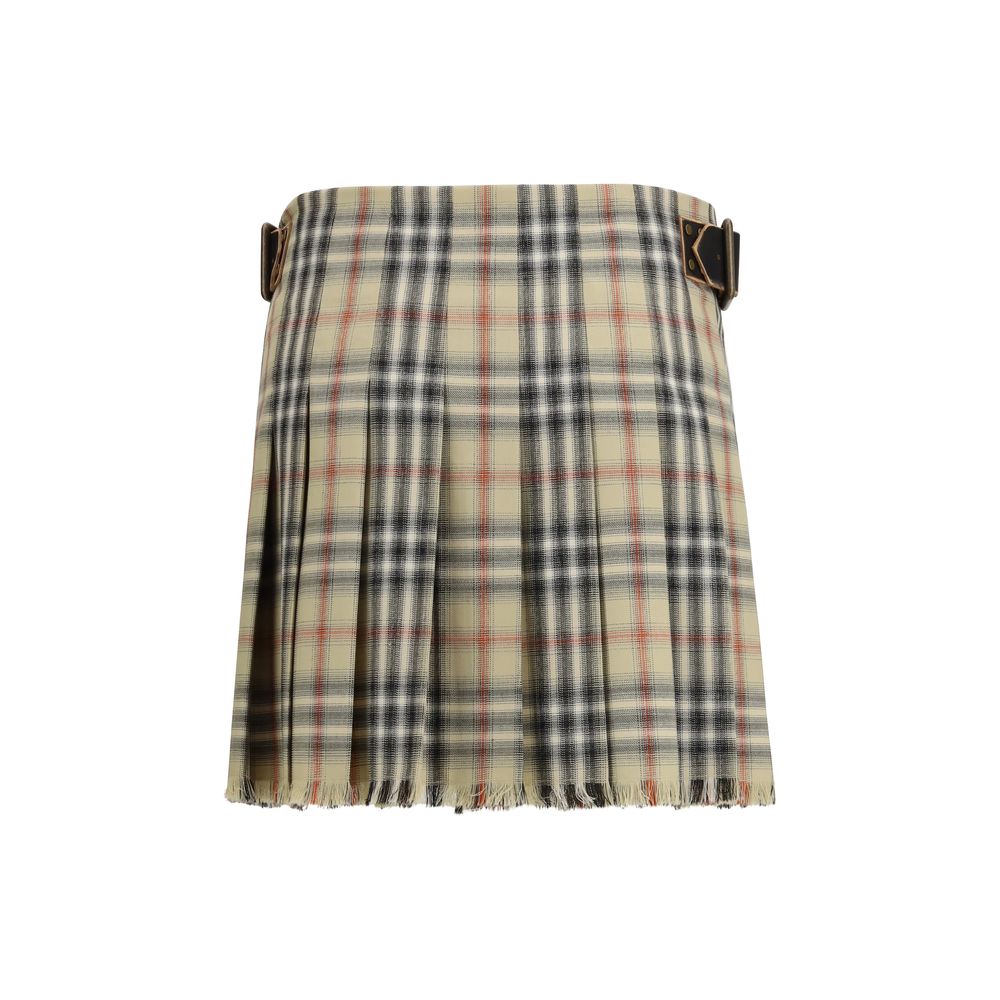 Multicolor Wool Oves Aries Mini Skirt