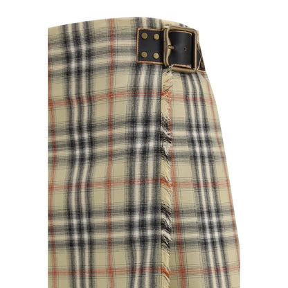 Multicolor Wool Oves Aries Mini Skirt