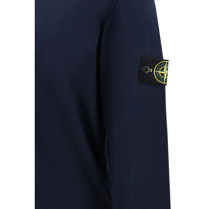 Blue Cotton Sweatshirt