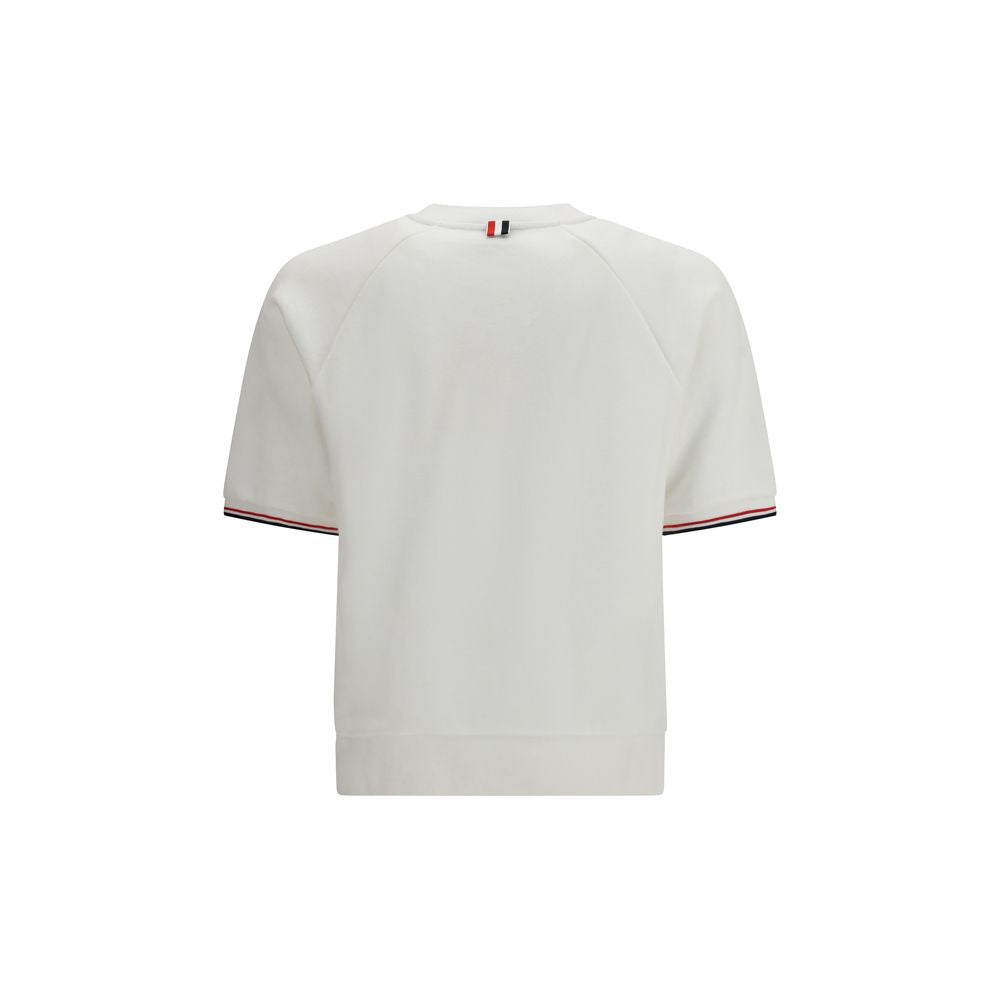White Cotton Sweatshirt