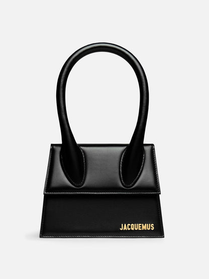 Black  leather Le Chiquito moyen bag