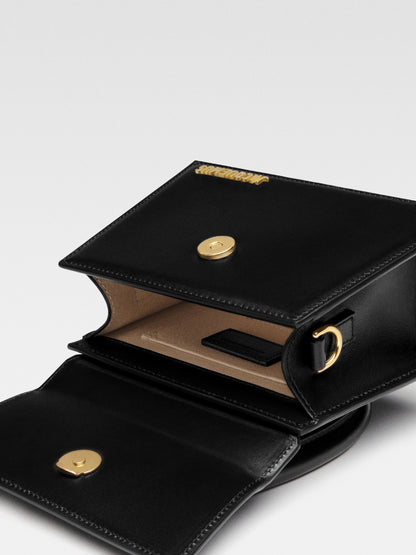 Black  leather Le Chiquito moyen bag