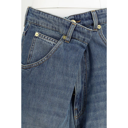 Blue Cotton Relaxed Fit Jeans