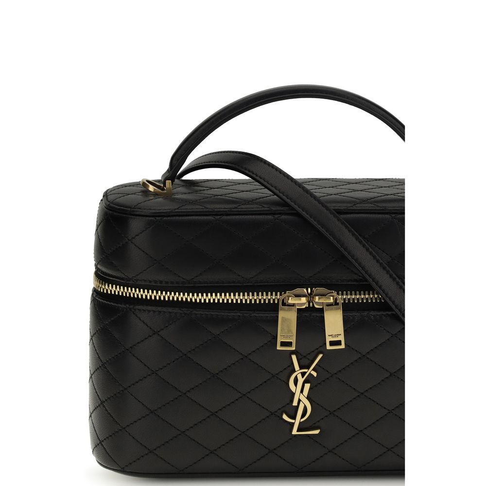 Black Calf Leather Bos Taurus Shoulder Bag
