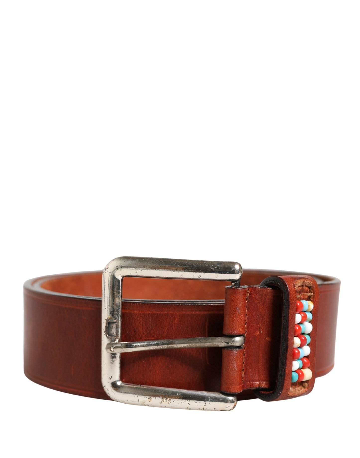Bordeaux Wide Leather Waist Gold Silver Buckle Belt