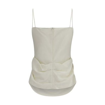 Beige Silk Blouse