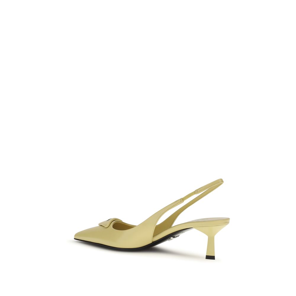 Bicolor Calf Leather Bos Taurus High Heel Pumps