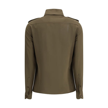 Bicolor Silk Dress Shirt