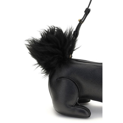 Black Calf Leather Bos Taurus Shoulder Bag