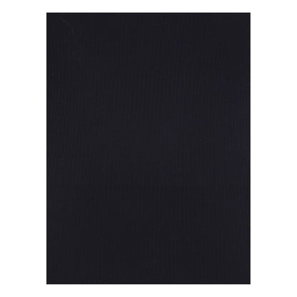 Black Cotton Sleeveles T-Shirt