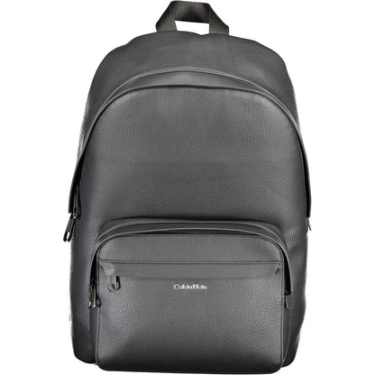 Nero Polyester Uomo Backpack