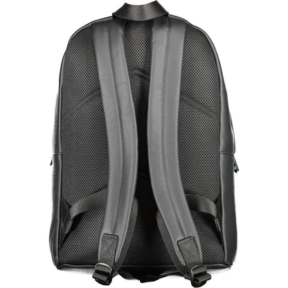 Nero Polyester Uomo Backpack