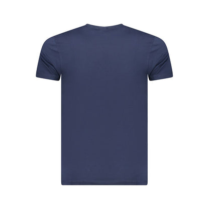 Blu Cotton Men T-Shirt
