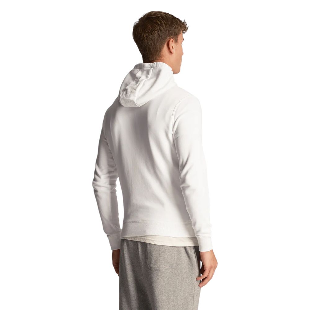 White Cotton Hoodie