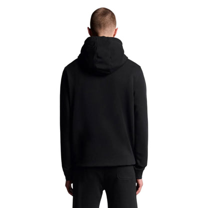 Black Cotton Hoodie