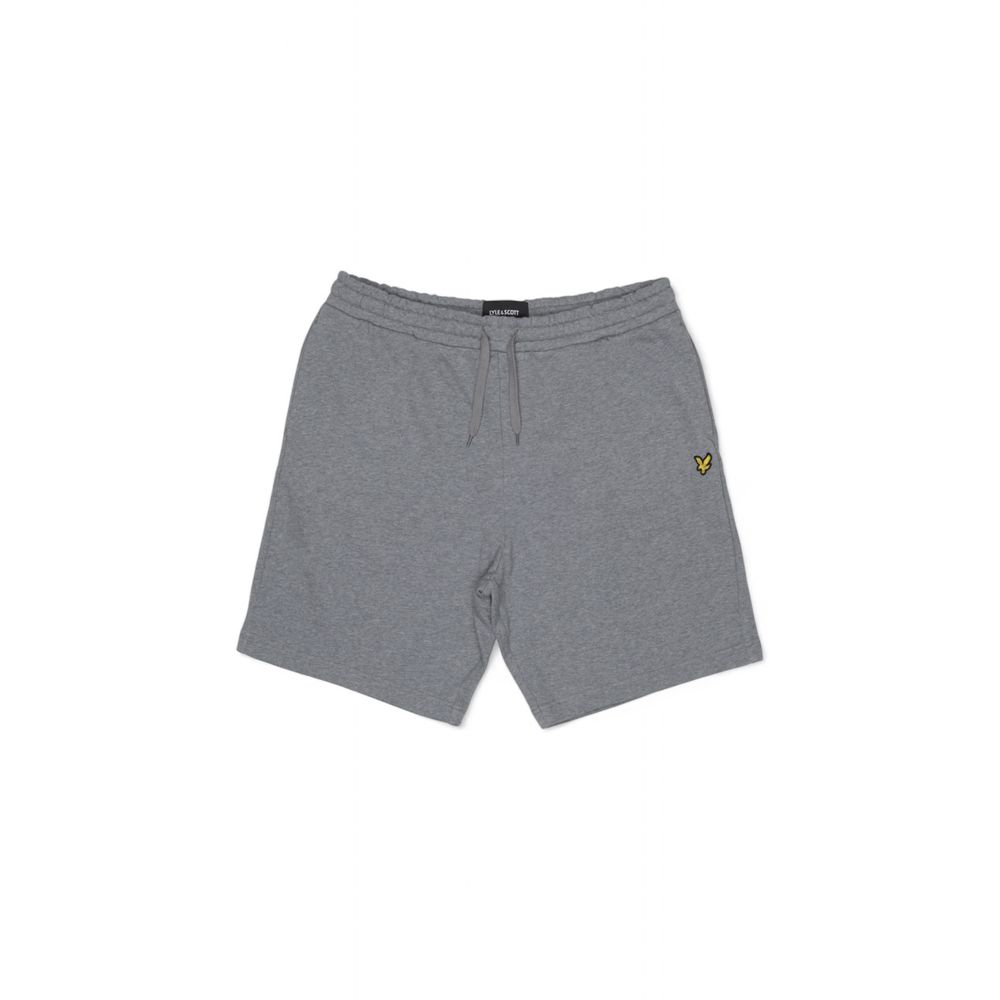 Gray Cotton Bermuda Shorts