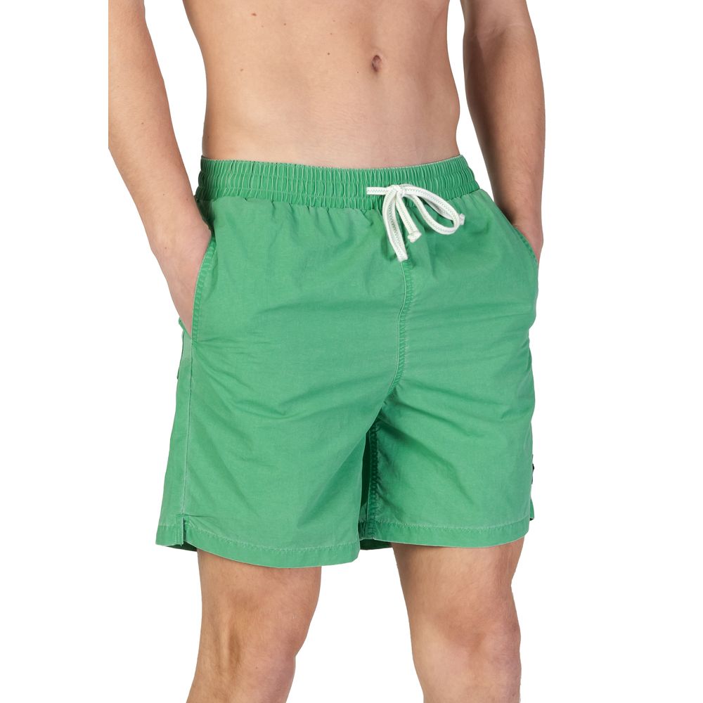 Bicolor Nylon Swim Shorts