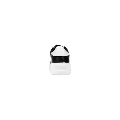 Black And White Synthetic Chunky Sneakers