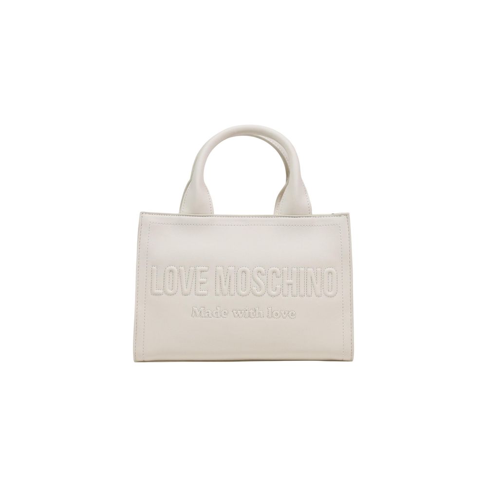 Beige Polyethylene Handbag