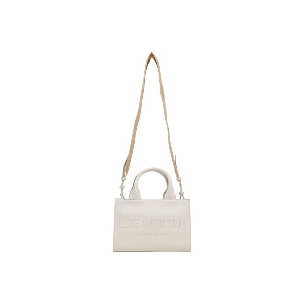 Beige Polyethylene Handbag